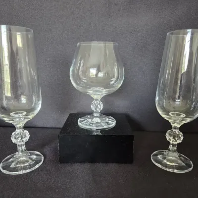 Bohemia "Claudia" Champagne Flutes & Snifter