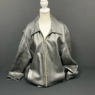 Men’s Black Leather “Texans” Jacket