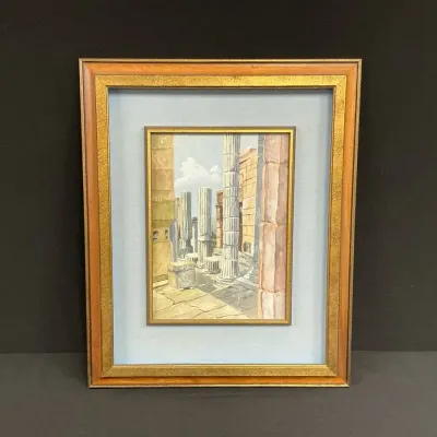 Amongst The Ruins Original Painting