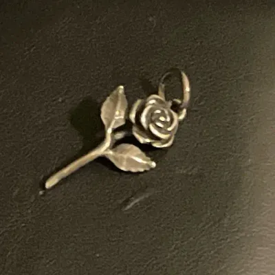 James Avery Sterling Rose Charm