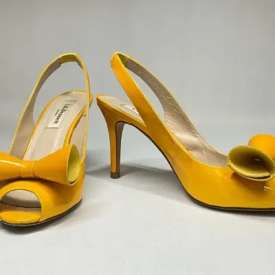 L.K. Bennett Patent Leather Slingback Heels, Size 36*