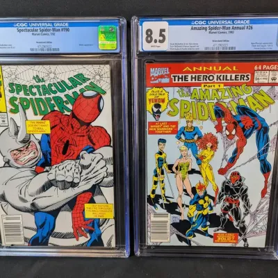 CGC Graded 1992 Spider-man comics
