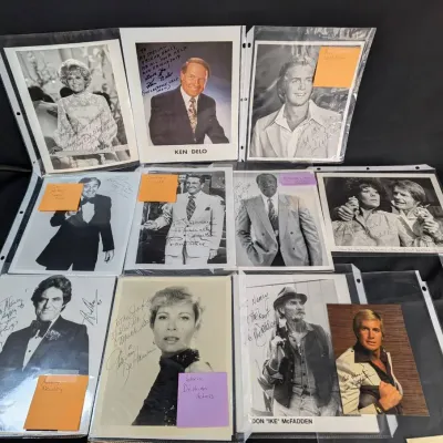15 Signed Celebrity Memorabilia Photos