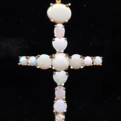 14K Yellow Gold Opal Pendant NAGL #1230251