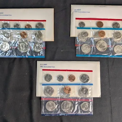 1979-81 P&D US Mint cents Uncirculated