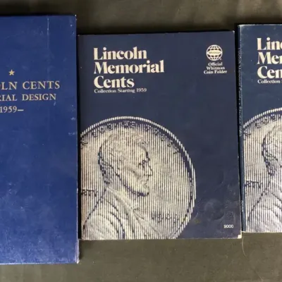 Uncirculated/Proof Lincoln Cent Books/Folders, 3 Total 