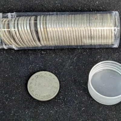 Roll of 40 Liberty V nickels