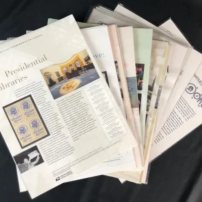 USPS Unopened Commemorative Stamp Panels, 15 Total 