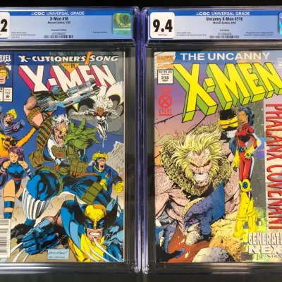 1993 & 1994 X-Men Comics, CGC 9.2 & 9.4, 2 Total
