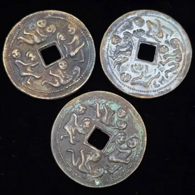 3 Chinese Erotic Marriage Tokens