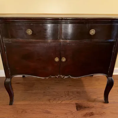 Dark-stained Accent Chest