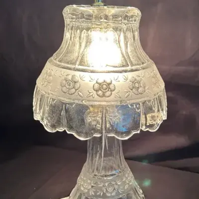 Vintage Glass Lamp