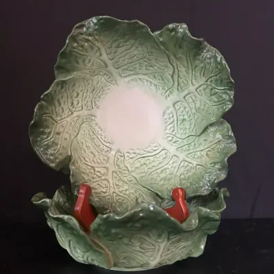 Set Of 2 Paris Royal Cabbage Serving Bowls