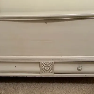 White Wooden Chest