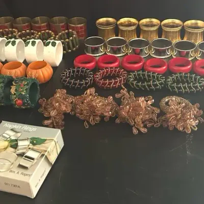 Collection Of Napkin Rings 