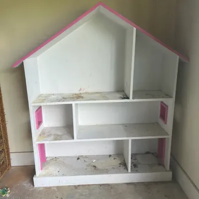 Pink And White Wooden XL Dollhouse 