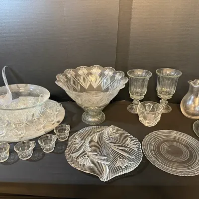 Punch Bowls And Serving Glassware