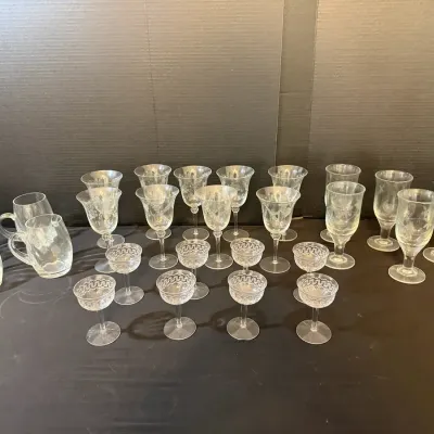 Etched Glassware And More