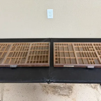 Hamilton Printing Press Trays 