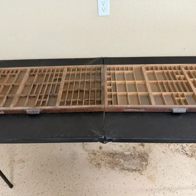 Hamilton Printing Press Trays 