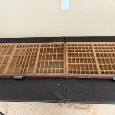 Hamilton Printing Press Trays 