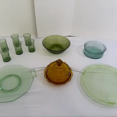 Vaseline Glass, Moon & Stars And More