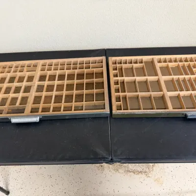 Hamilton Printing Press Trays 