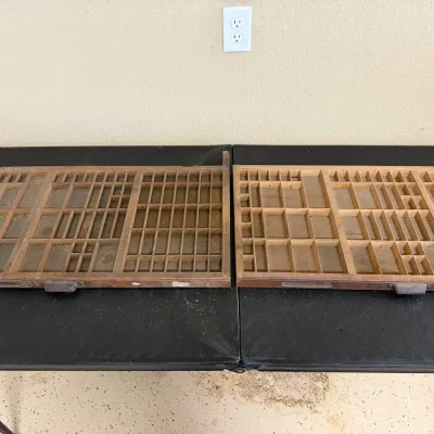 Hamilton Printing Press Trays