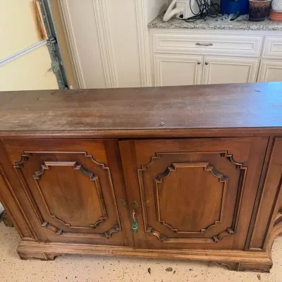 Wooden Console Cabinet