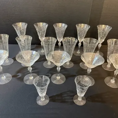 Etched Glassware