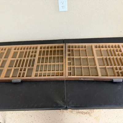 Hamilton Printing Press Trays 