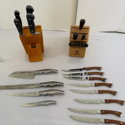 Various Knives - Incl Wolfgang Puck And J.A. Henckels 