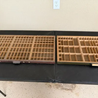 Hamilton And Other Printing Press Trays