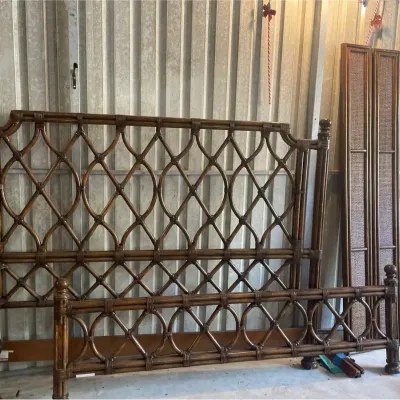 Wood king headboard