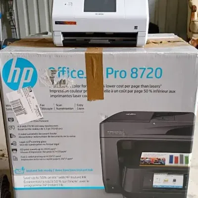 Epson RapidReceipt RR-600W & HP OfficeJet Pro 8720