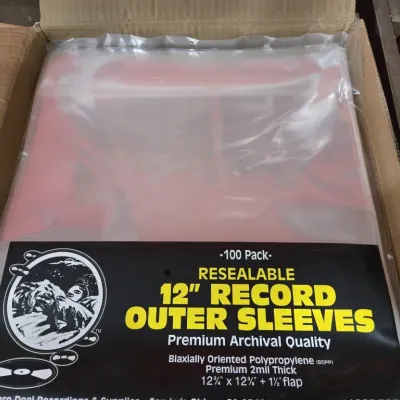 Sale Photo Thumbnail #57:  12" Record Outer Sleeves 900
