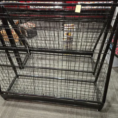 Sale Photo Thumbnail #2: Metal Media Grid Shelf System
55x19x49