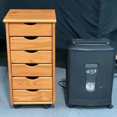 OfficeMax Paper Shredder & Mobile Drawer