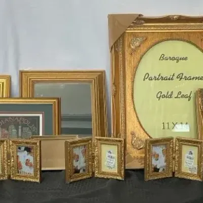 Gold-toned Frames