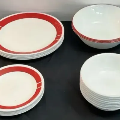 Corelle Urban Red Dish Set & More