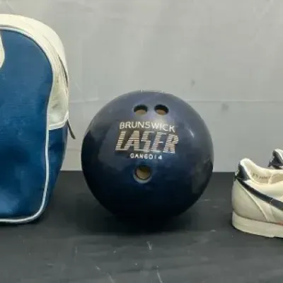 Bowling Ball, Bag & Nike Shoes 