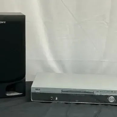 Sony Speakers, RCA Disc Player, Orion VHS player