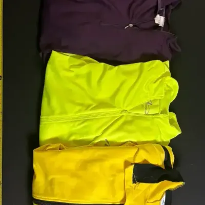 Lot of 3 Men’s XXL Long Sleeve Cycling Jerseys – Pearl Izumi, Nashbar & Sugoi
