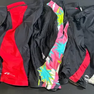 Lot of 6 Men’s Padded Cycling Shorts – Pearl Izumi, Nashbar, Descente & Tinley XL/3XL