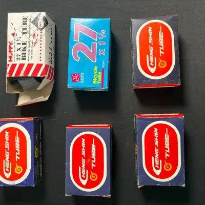 Vintage Bicycle Inner Tube Lot – 6 Tubes – Cheng Shin, Hoffy & 27x1 1/4