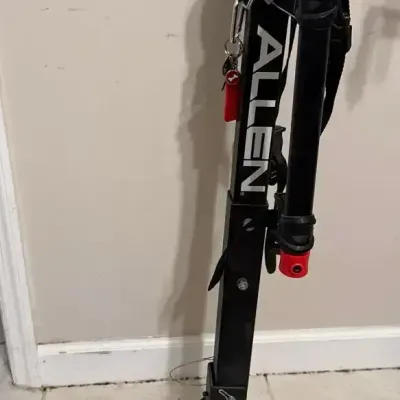 Allen Sports Hitch-Mounted Bike Rack with Locking Hitch Mechanism & Keys
