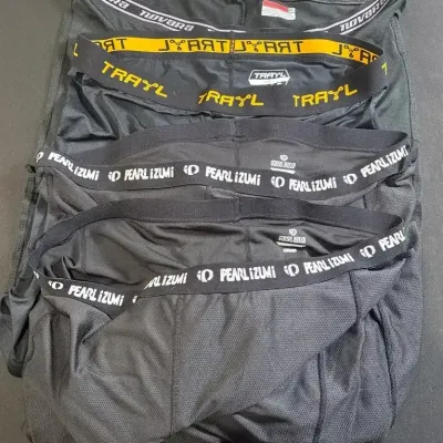 Men’s Cycling Shorts & Padded Liner Lot of 4 XXL – Pearl Izumi, Novara & TRAIL