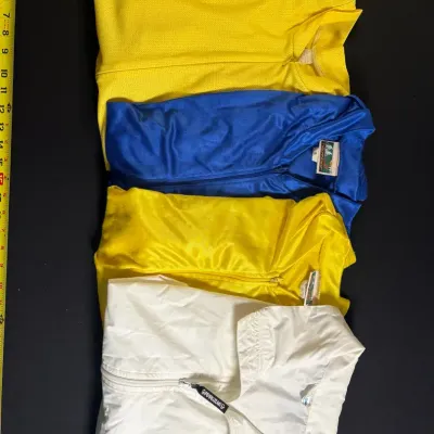 Lot of 4 Men’s Cycling Jerseys & Vest XL/L Nashbar Pearl Izumi Bike Apparel