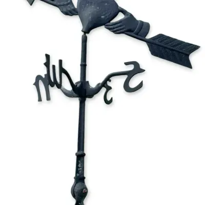 Cast Iron Irish Claddagh Weathervane