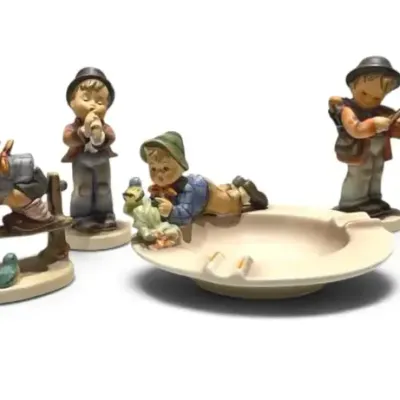 Goebel Hummel Figurines & Ashtray